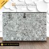 خارجی وارداتی گرانیت برزیل گل پنبه ای سفید طوسی دلیکاتوس وایت White Delicatus Granite