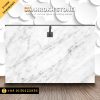 کریستال خارجی سفید با رگه های طوسی و سیاه کارارا Carrara Marble