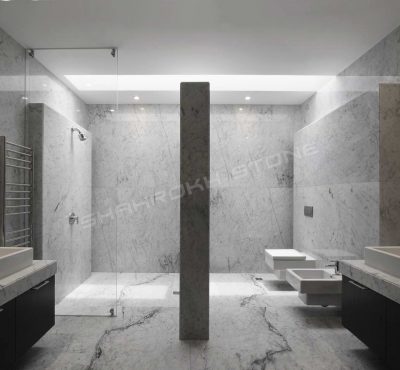 WC bath سرویس بهداشتی حمام نما حمام سنگی نما سنگ کار شده در سرویس حمام 1