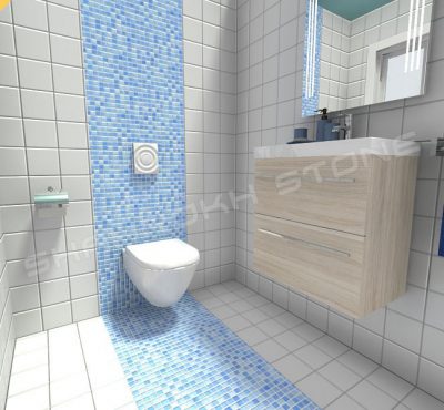 WC bath سرویس بهداشتی حمام نما حمام سنگی نما سنگ کار شده در سرویس حمام 107