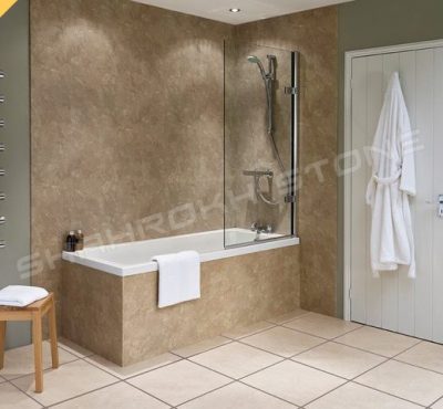 WC bath سرویس بهداشتی حمام نما حمام سنگی نما سنگ کار شده در سرویس حمام 157