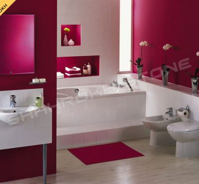 WC bath سرویس بهداشتی حمام نما حمام سنگی نما سنگ کار شده در سرویس حمام 189