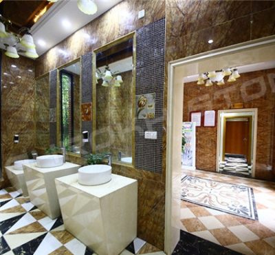 WC bath سرویس بهداشتی حمام نما حمام سنگی نما سنگ کار شده در سرویس حمام 213