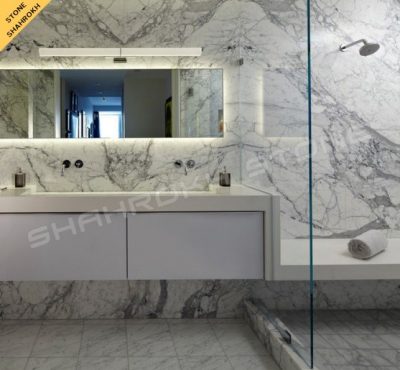 WC bath سرویس بهداشتی حمام نما حمام سنگی نما سنگ کار شده در سرویس حمام 227