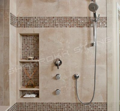 WC bath سرویس بهداشتی حمام نما حمام سنگی نما سنگ کار شده در سرویس حمام 233