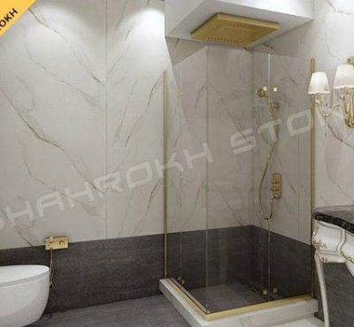 WC bath سرویس بهداشتی حمام نما حمام سنگی نما سنگ کار شده در سرویس حمام 252