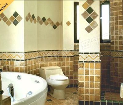 WC bath سرویس بهداشتی حمام نما حمام سنگی نما سنگ کار شده در سرویس حمام 286