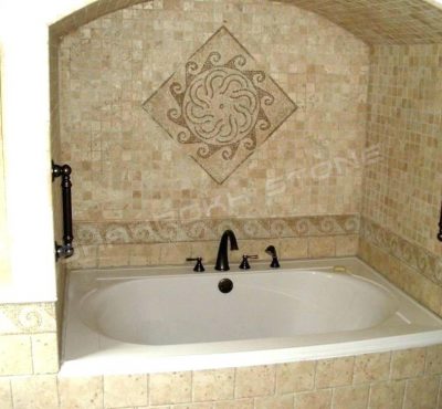 WC bath سرویس بهداشتی حمام نما حمام سنگی نما سنگ کار شده در سرویس حمام 77