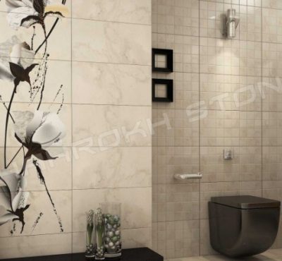 WC bath سرویس بهداشتی حمام نما حمام سنگی نما سنگ کار شده در سرویس حمام 88