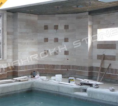 facade pool استخر سنگ مناسب استخر طرح استخر نما کار شده استخر استخر خانگی 102