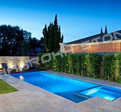 facade pool استخر سنگ مناسب استخر طرح استخر نما کار شده استخر استخر خانگی 22