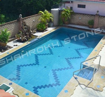 facade pool استخر سنگ مناسب استخر طرح استخر نما کار شده استخر استخر خانگی 24