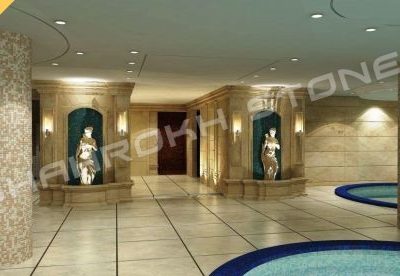 facade pool استخر سنگ مناسب استخر طرح استخر نما کار شده استخر استخر خانگی 77