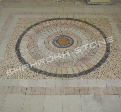 rocks on the carpet floor قالیچه سنگی کوبیک نما سنگ کوبیک طراحی کف با سنگ های کوچک 22