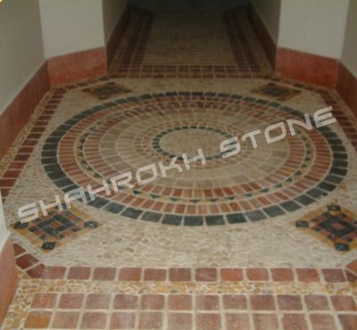 rocks on the carpet floor قالیچه سنگی کوبیک نما سنگ کوبیک طراحی کف با سنگ های کوچک 31