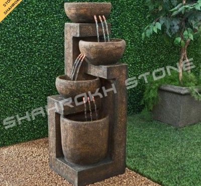 stone fountain آب نما آب نما سنگی سازه های ابی با سنگ اب نما ارزان آب نما برای داخل سالن آب نما با سنگ طبیعی اب نما با سی ان سی cnc 289