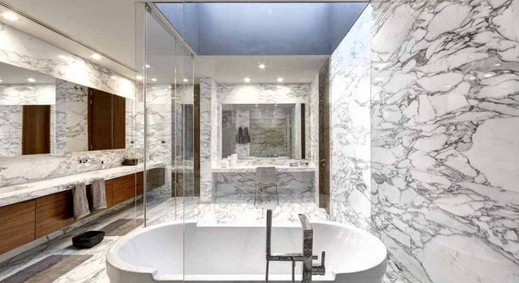 Arabescato-Marble-Bathroom